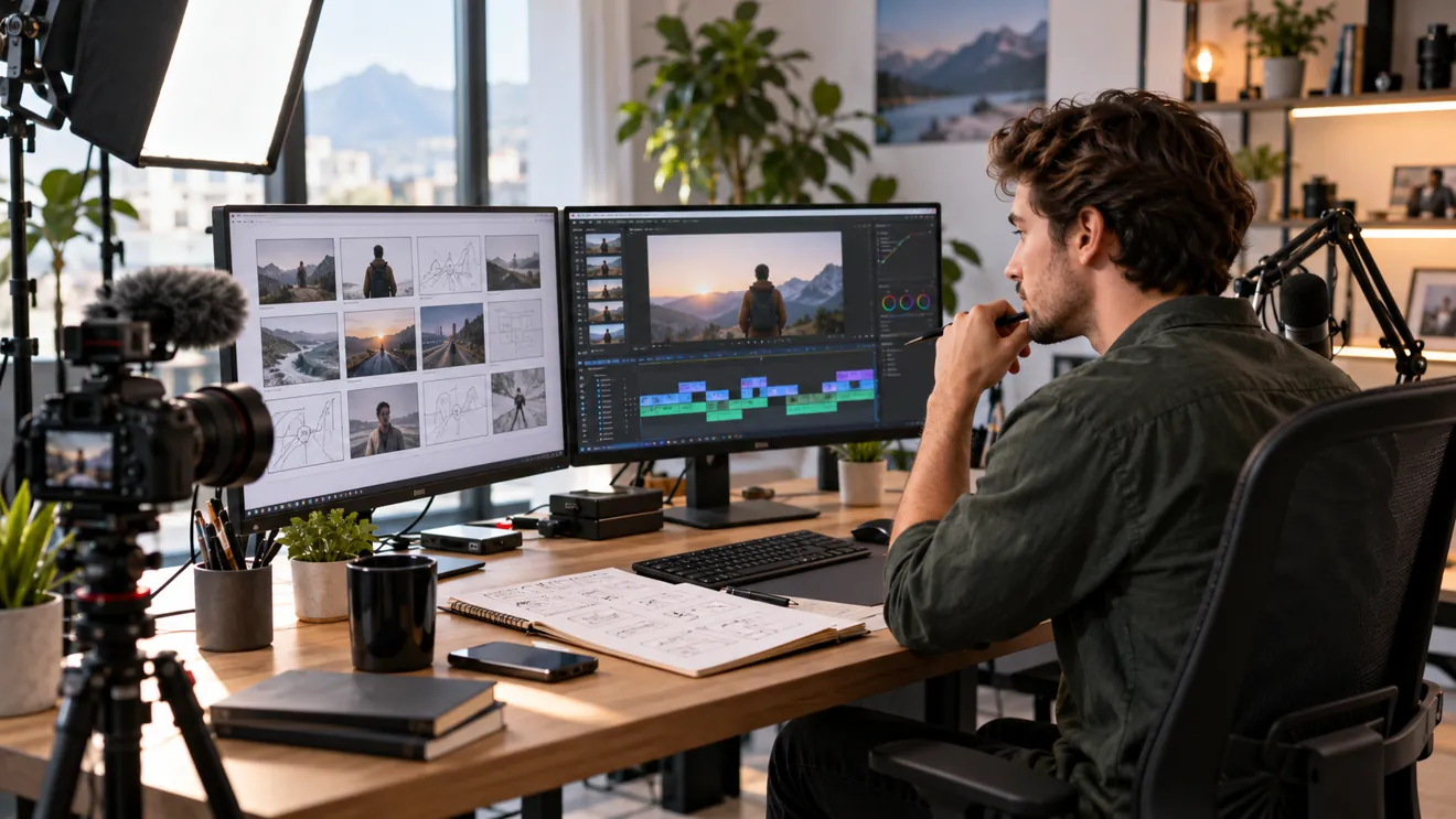 Produce an AI-assisted explainer video plan project artwork